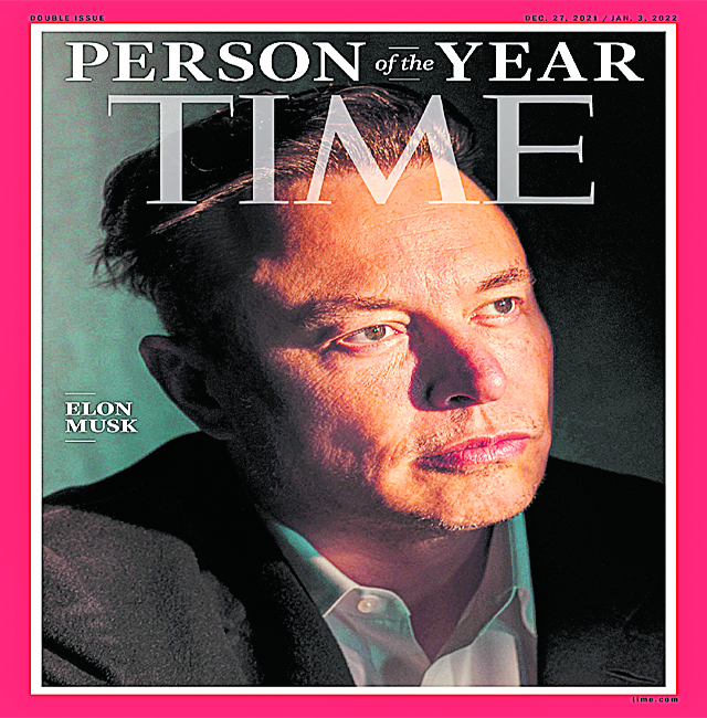 Elon Musk, Times Magazine
