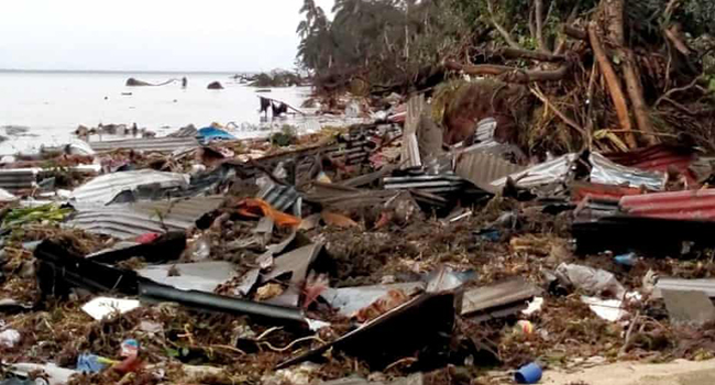 India announces 2 lakh US dollar- immediate relief assistance to Tonga, in wake of tsunami