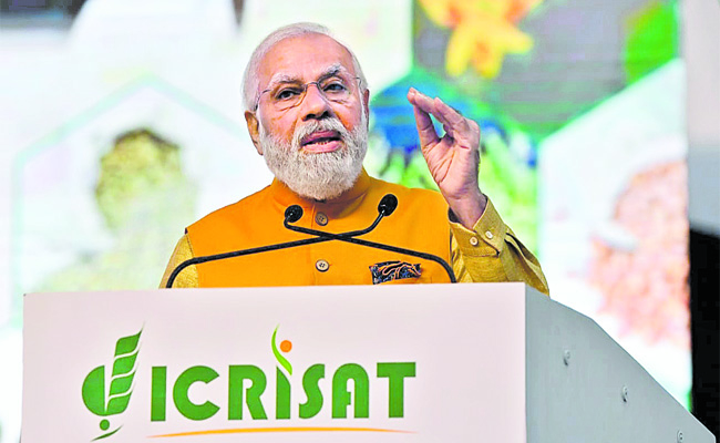 PM Modi at ICRISAT