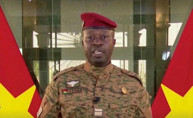 Burkina Faso military leader Damiba to be sworn in as country’s president