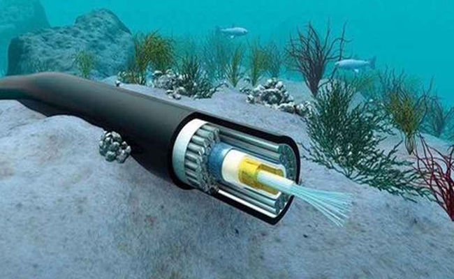 Internet cable under sea
