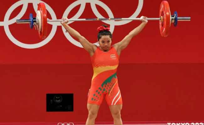 MirabaiChanu secures Gold Medal in Singapore Weightlifting International