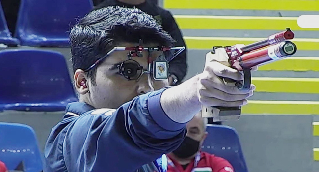Saurabh Chaudhary clinches gold at ISSF World Cup 
