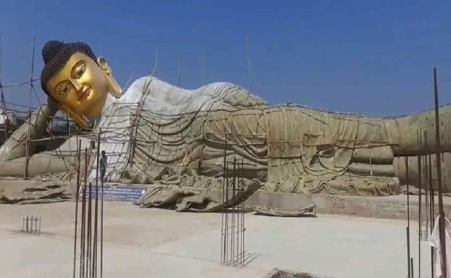 India’s Largest Reclining Statue of Lord Buddha