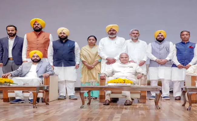 Punjab New CM Bhagwant Mann Oath Ceremony   Bhagwant Mann Oath Ceremony