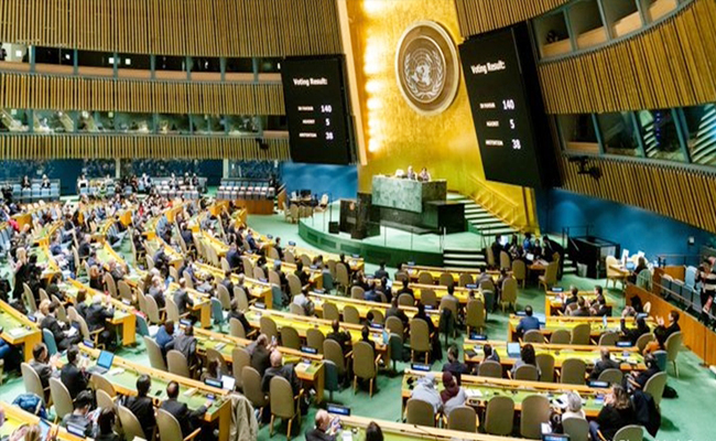 UNGA approves resolution blaming Russia for humanitarian crisis unfolding in Ukraine, urges immediate cease-fire
