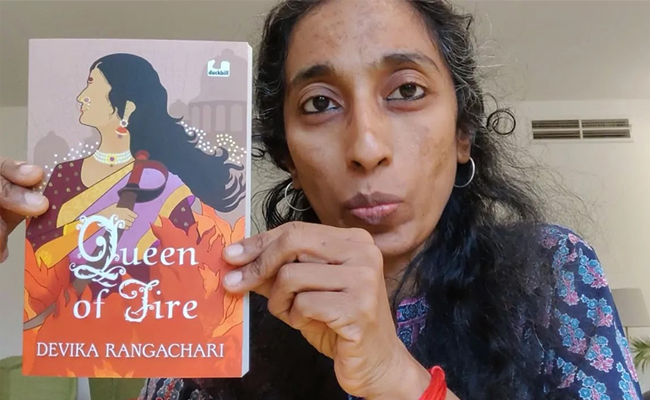 A new book titled “Queen of Fire” authored by Devika Rangachari