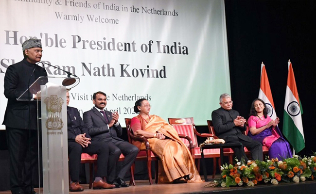 President Kovind visits Dutch Parliament, holds meetings with Netherlands PM Mark Rutte