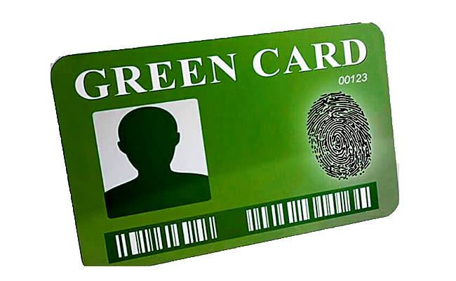 Removed restriction on green cards