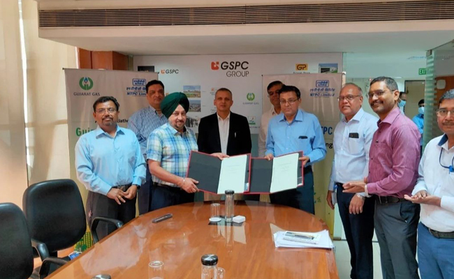 NTPC and GGL have agreed to combine Green Hydrogen into piped Natural Gas