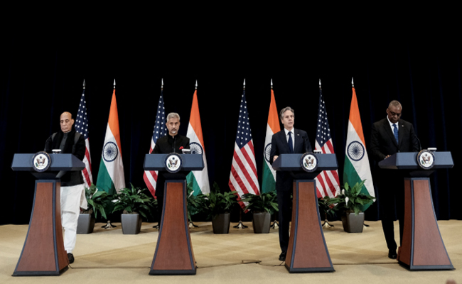 fourth us-india 2+2 ministerial dialogue in washington dc | sakshi education