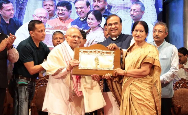 Assamese poet Nilamani Phookan conferred with 56th Jnanpith Award