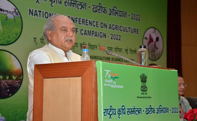 Narendra Singh Tomar inaugurates a nationwide meeting on agriculture for the 2022 Kharif campaign