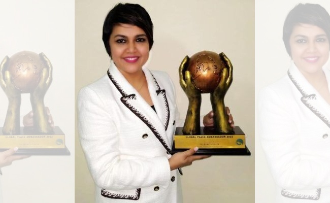 Babita Singh selected as new Global Peace Ambassador 2022