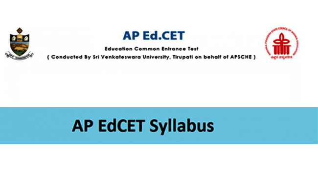 AP Education Common Entrance Test(AP EdCET) Syllabus