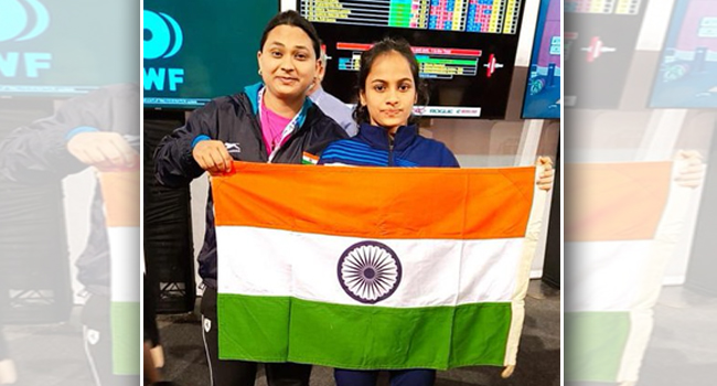 Harshada Sharad Garud wins gold at IWF JWC