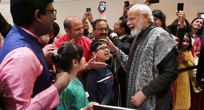 PM Modi addresses Indian diaspora in Berlin