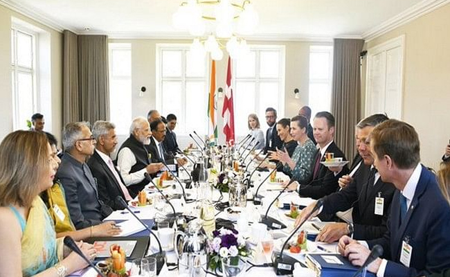 PM Modi, his Danish counterpart MetteFrederiksen hold delegation level talks in Copenhagen