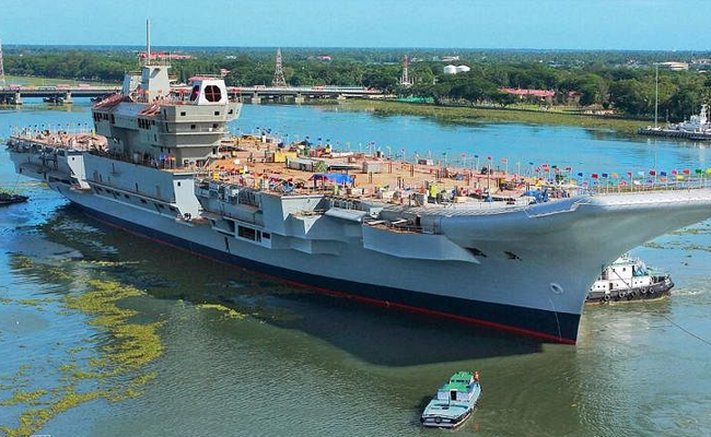 INS Vikrant, India’s first indigenous aircraft carrier, will be handed over to the Indian navy