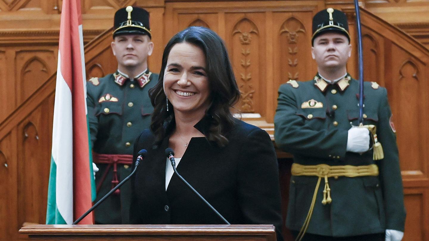 Katalin Novak as Hungary first female President