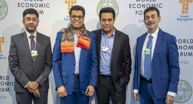 KTR Brings 4200 Crores of Investments from Davos