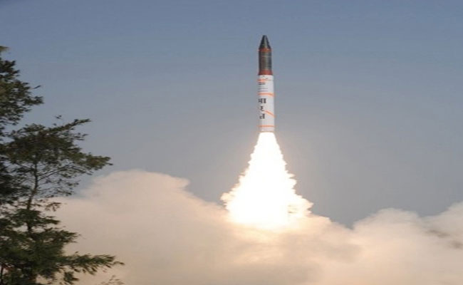 India successfully carries out training launch of Intermediate Range Agni 4 Ballistic Missile