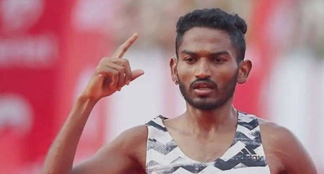 Indian athlete Avinash holds the national record for the eighth time