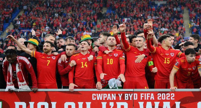Wales team qualifies for Football World Cup
