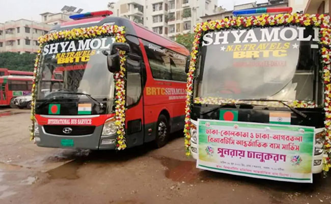 Bangladesh-India bus services resume after two years