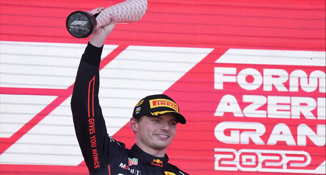 Max Verstappen won the Azerbaijan Grand Prix