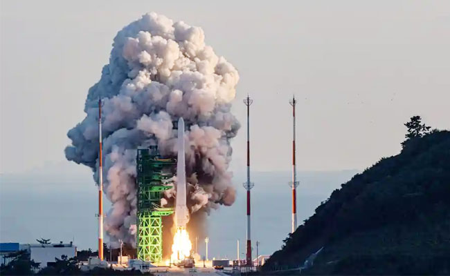 South Korea successfully launched its first homegrown space rocket