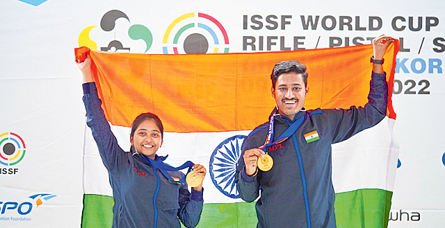 Shooting World Cup: Mehuli-Tushar clinch second gold for India