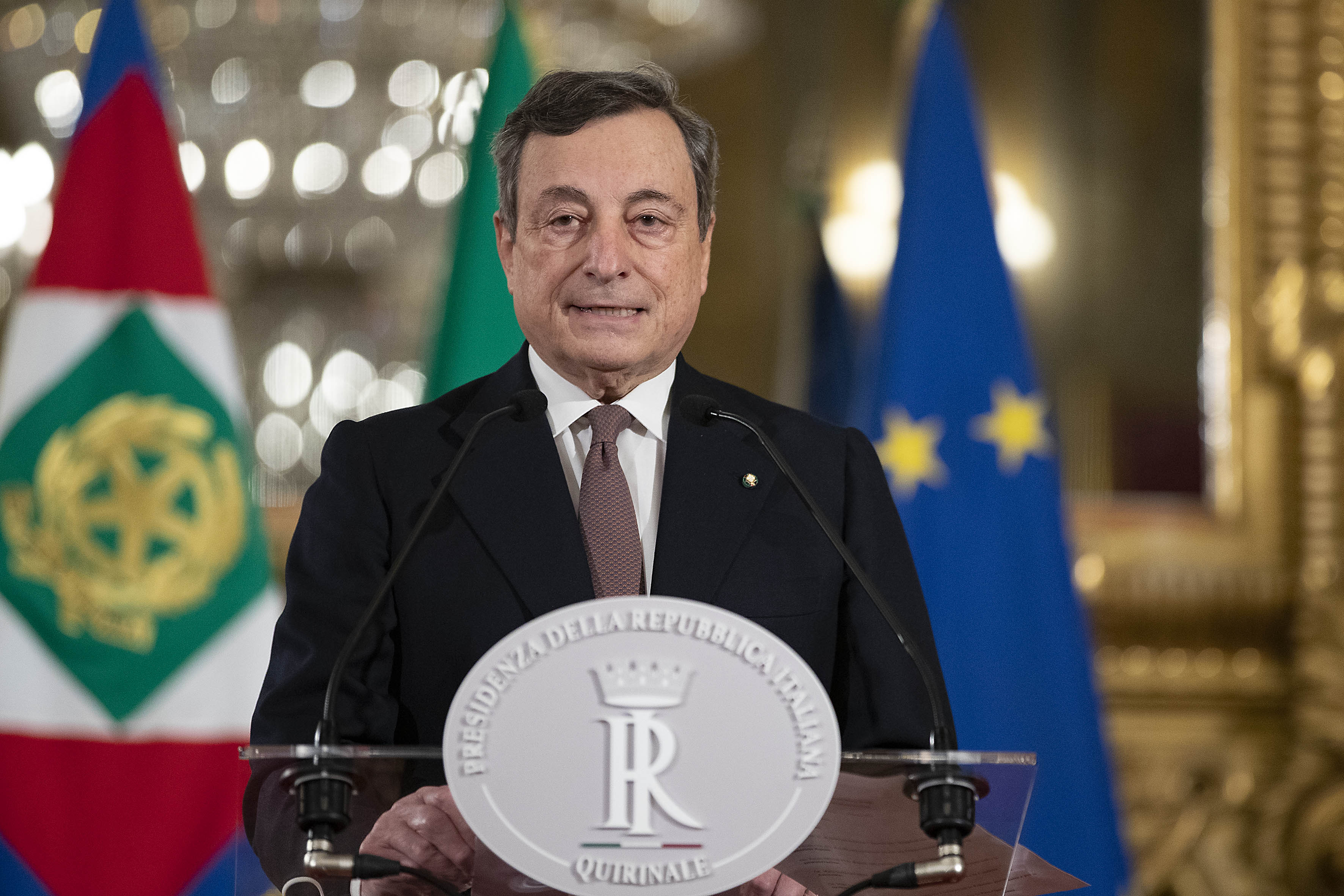 Italy Prime Minister Mario Draghi