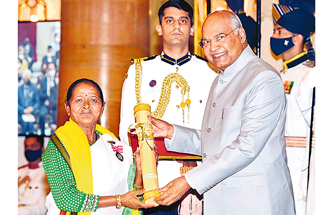 Chutni Devi honoured with Padma Shri