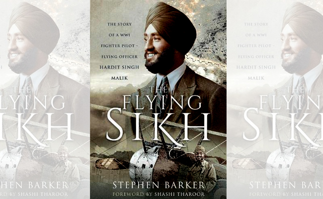 A book titled “Lion Of The Skies: Hardit Singh Malik” by Stephen Barker