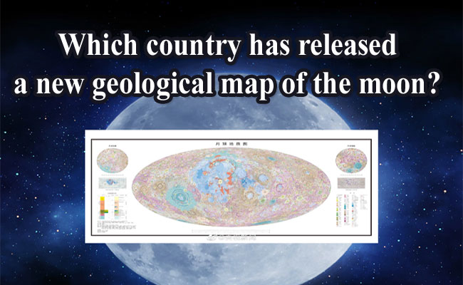 new geological map of the moon