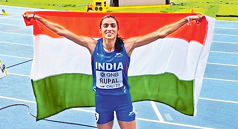 World Athletics U 20: Bronze for Rupal Chaudhary