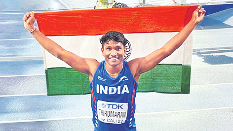  Thirumaran in World U20 Athletics