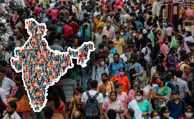 the projected population in india 2026