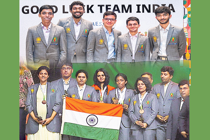 Chess Olympiad Bronze medals for Indian teams