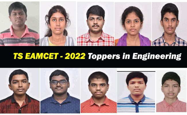 TS EAMCET 2022 Toppers Success