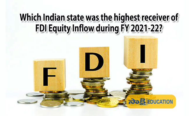 FDI Equity Inflow during FY 2021-22