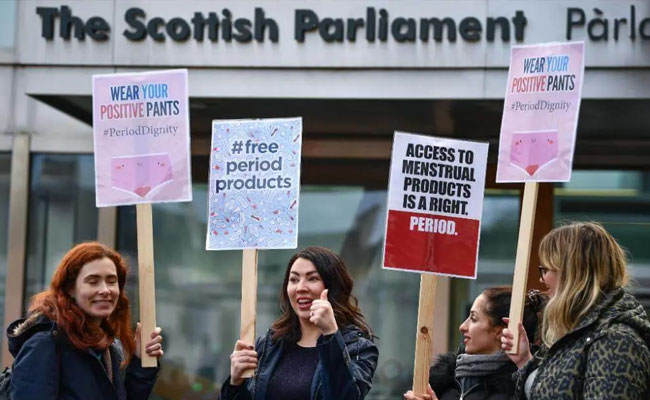 Scotland becomes first nation to make period products available to everyone