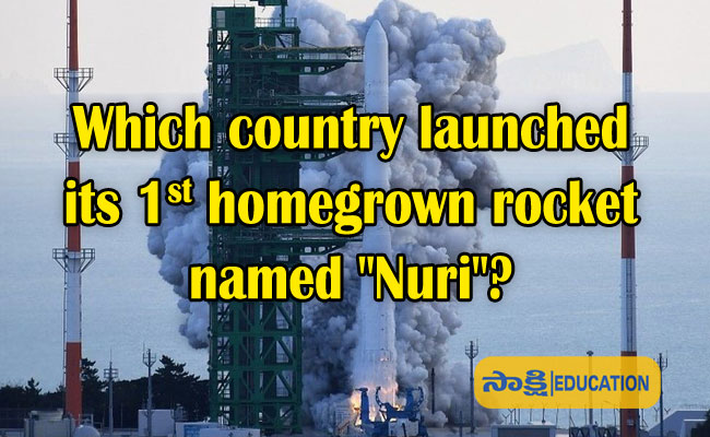 1st homegrown rocket named "Nuri"