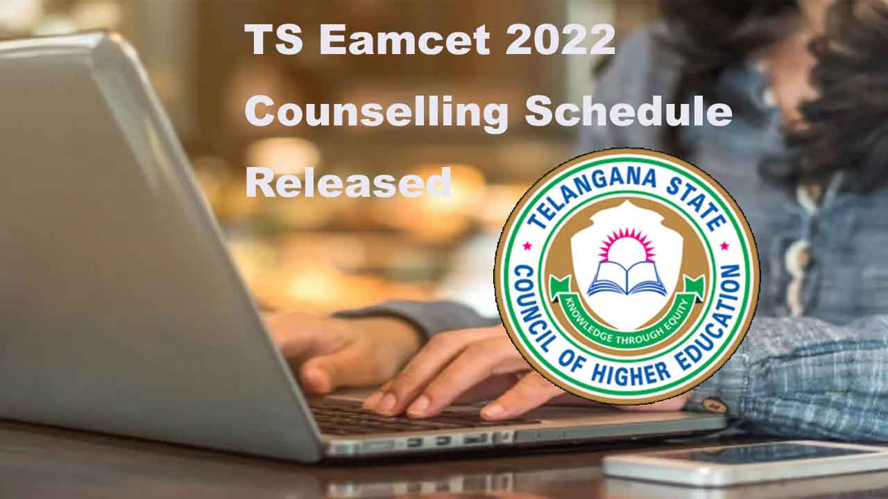 TS EAMCET-2022 Counselling Schedule