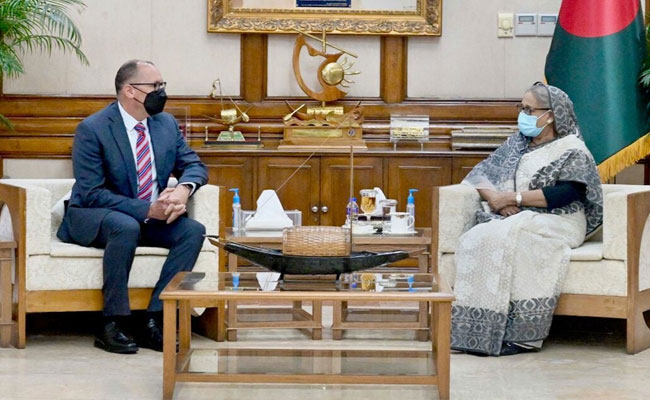 US Ambassador meets Prime Minister Sheikh Hasina in Dhaka