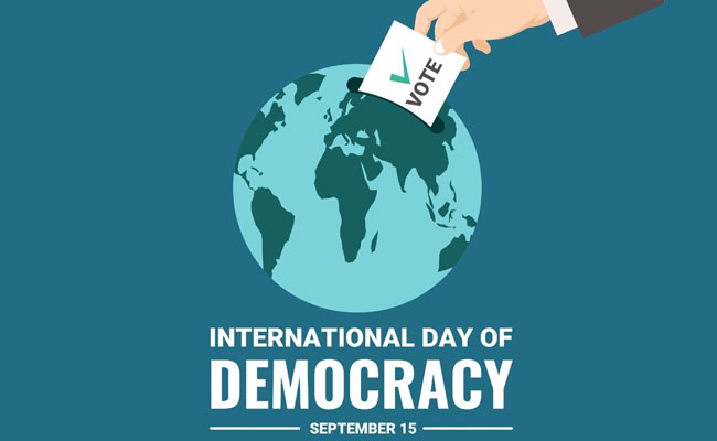 International Day of Democracy 2022 observed on 15 September