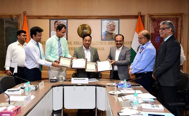 MoU signed between NSIC and AP Medtech Zone Limited for cooperation in health sector