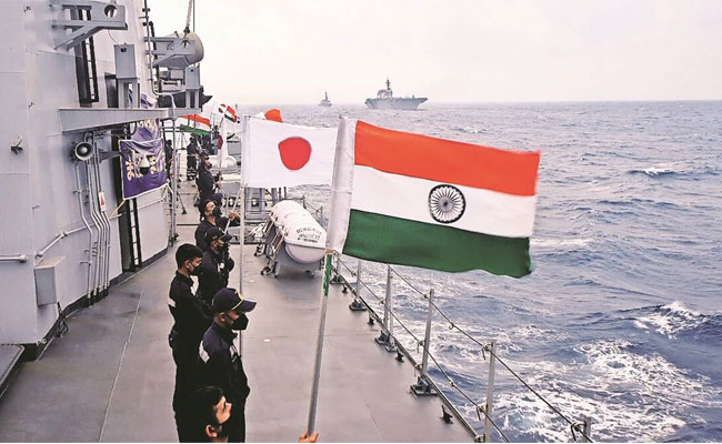 india, japan naval exercise jimex 2022