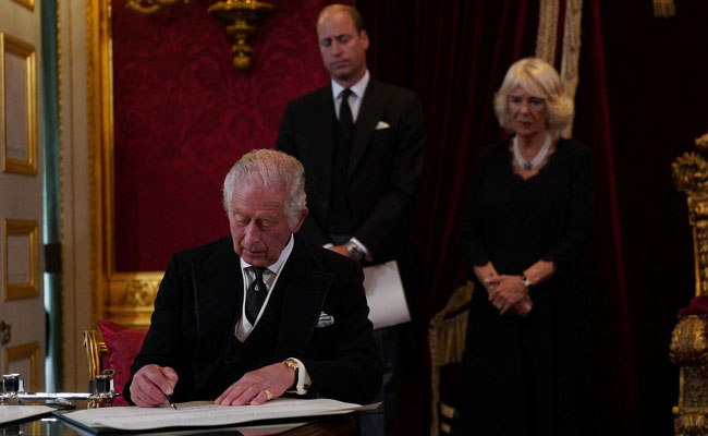 King Charles III sworn in as King of Britain